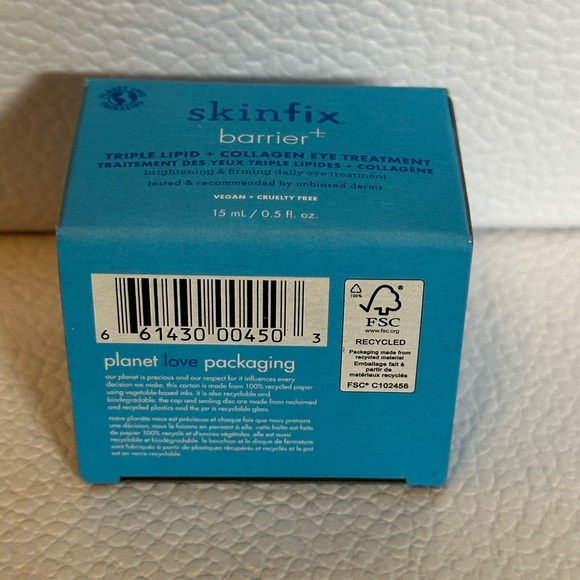 🆕 SKINFIX Barrier+ Triple Lipid Brightening Eye Cream 15 mL NIB - Picture 4 of 9